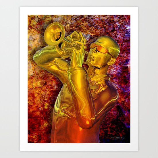 Trumpet Solo Art Print