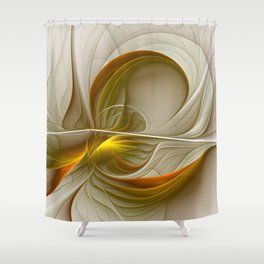 Abstract With Colors Of Precious Metals 2 Shower Curtain