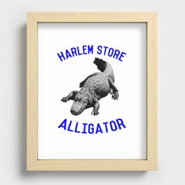 Harlem Store Alligator  Recessed Framed Print