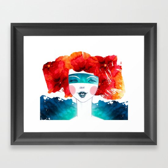The Leaf Framed Art Print