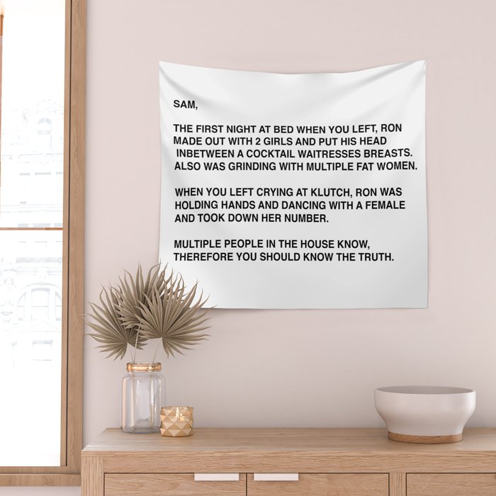 The note jersey store shore tapestry