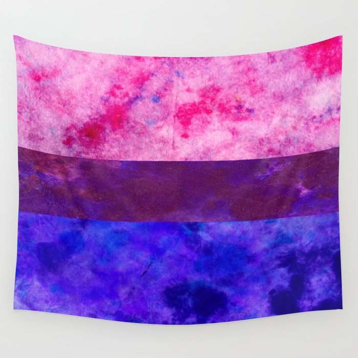 Bisexual Pride Flag Wall Tapestry by TigerTorreArt Society6