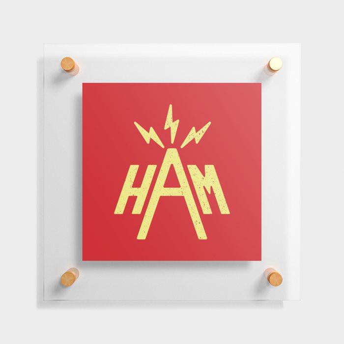 Ham Radio Floating Acrylic Print