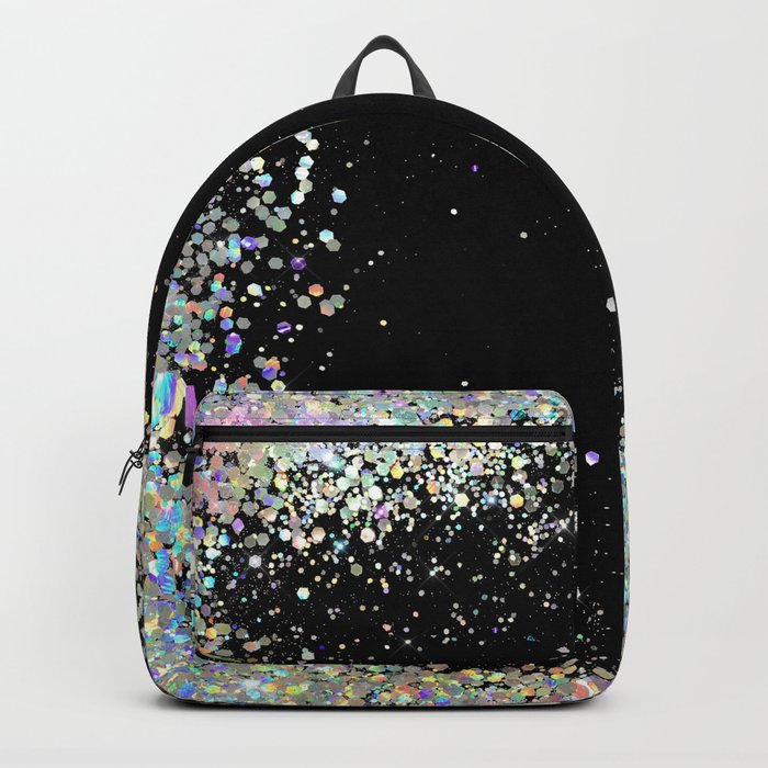 Black discount holographic backpack