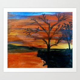 Sunset Silhouette Art Prints For Any Decor Style Society6