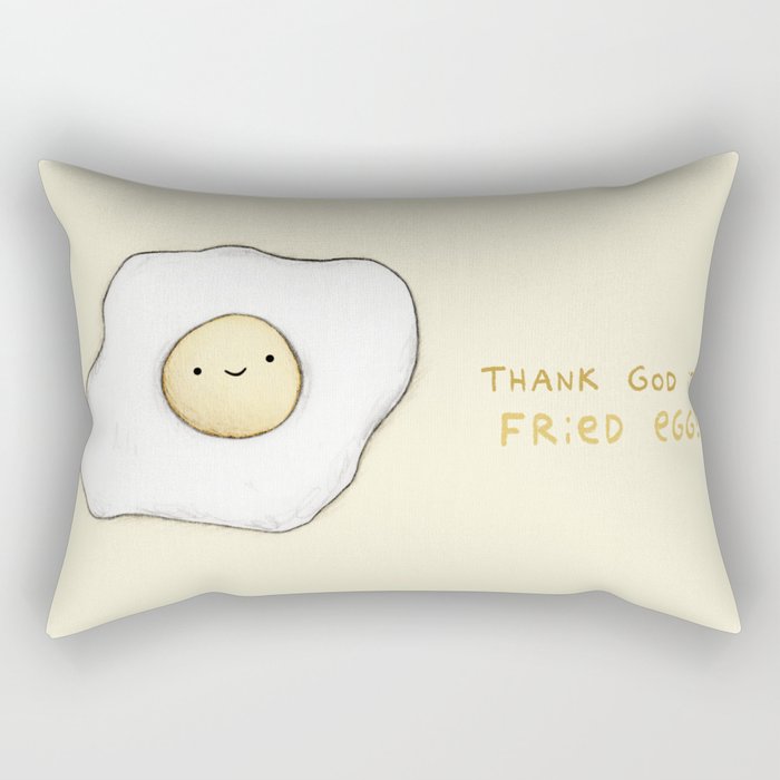 Fried Egg Rectangular Pillow