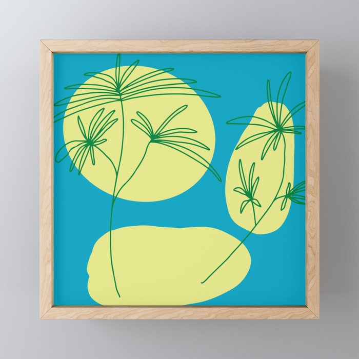 Summer tree  Framed Mini Art Print