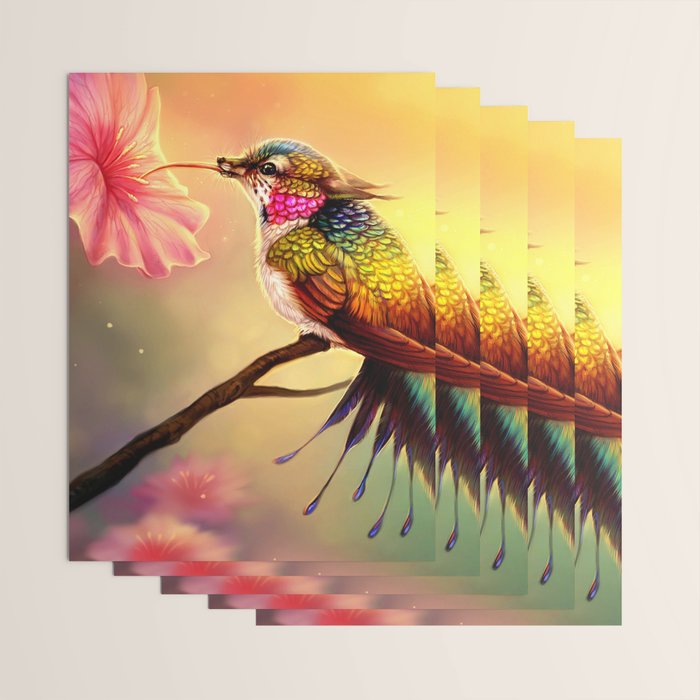 Flower fairy store wrapping paper