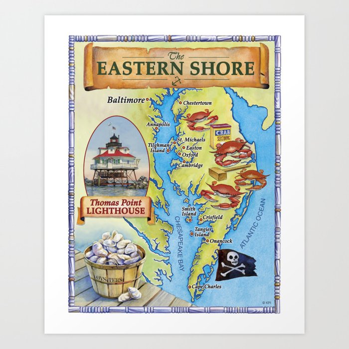 Eastern Shore Art Print