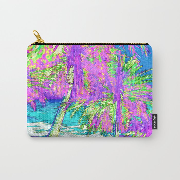 Pink Palm Beach Carry-All Pouch