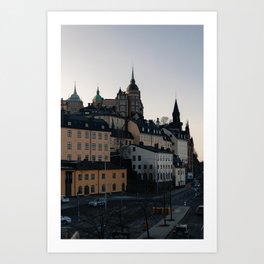 Sweden Art Print | Travel, Hdr, Sweden, Photo, Europe, City, Color, Architecture, Digital 
