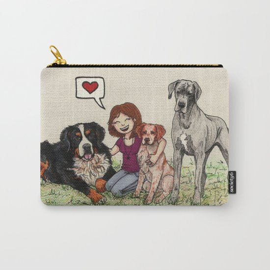 I love dogs Carry-All Pouch