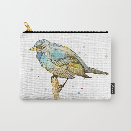 Blue Bird Carry-All Pouch