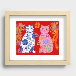 Double Happiness: When Ming Meets Qing Recessed Framed Print