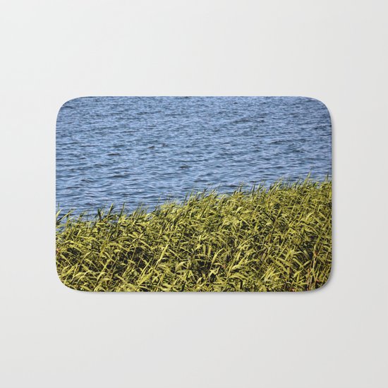 Water and grass Bath Mat