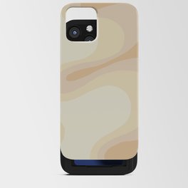 Psychedelic Print, Cream, Minimal, Chic iPhone Card Case