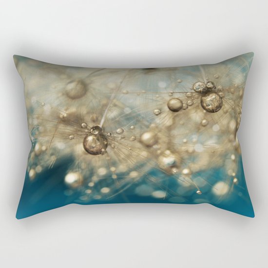 Ocean Deep Dandy Drops Rectangular Pillow