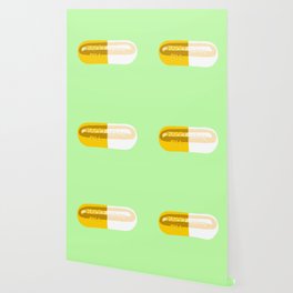Happy Pill Mint Wallpaper