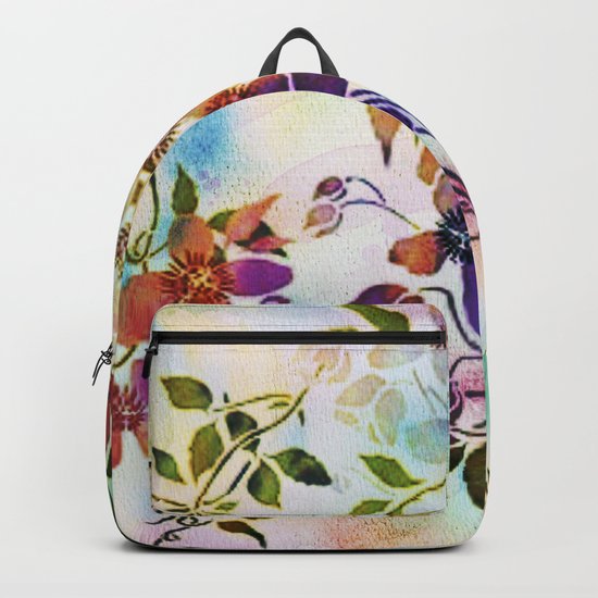garland of flowers Backpack