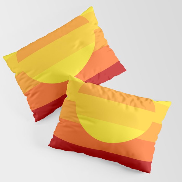 Sunset Stripe Pillow Sham