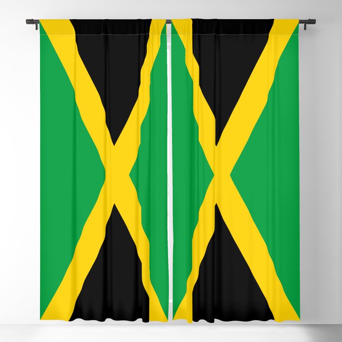 Jamaican Flag Blackout Curtain