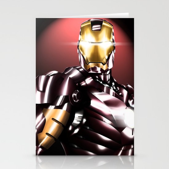 Iron Man Stationery Cards