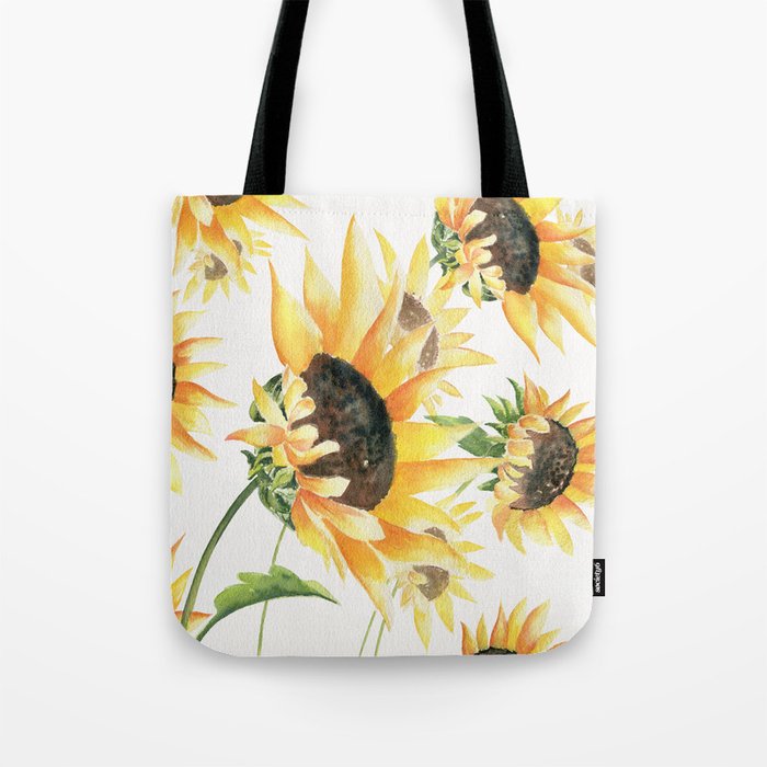When Sunflowers Say Hello  Tote Bag