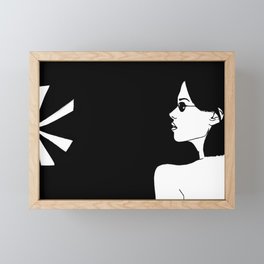 Light at the end of the tunnel Framed Mini Art Print