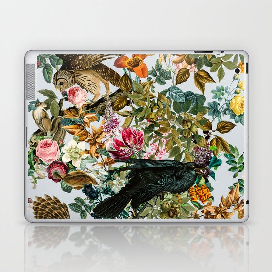 FLORAL AND BIRDS VI Laptop & iPad Skin