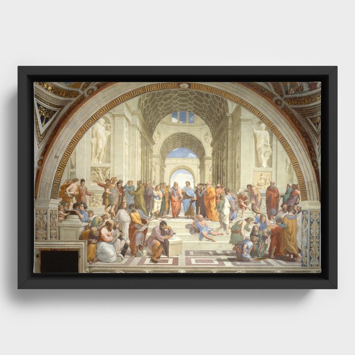 Raphael - The School of Athens Framed Canvas