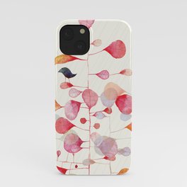 UNDER THE PINK LEAF iPhone Case