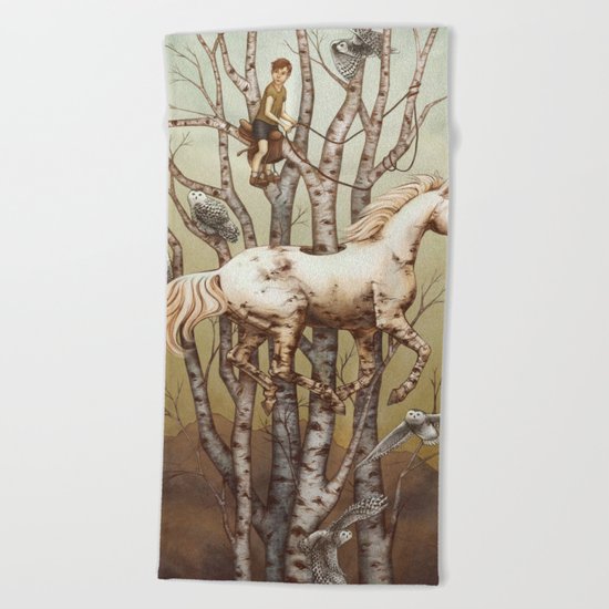 Carousel Beach Towel