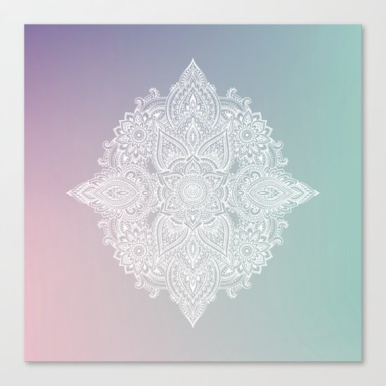 Mehndi Tattoo Ancient India Canvas Print
