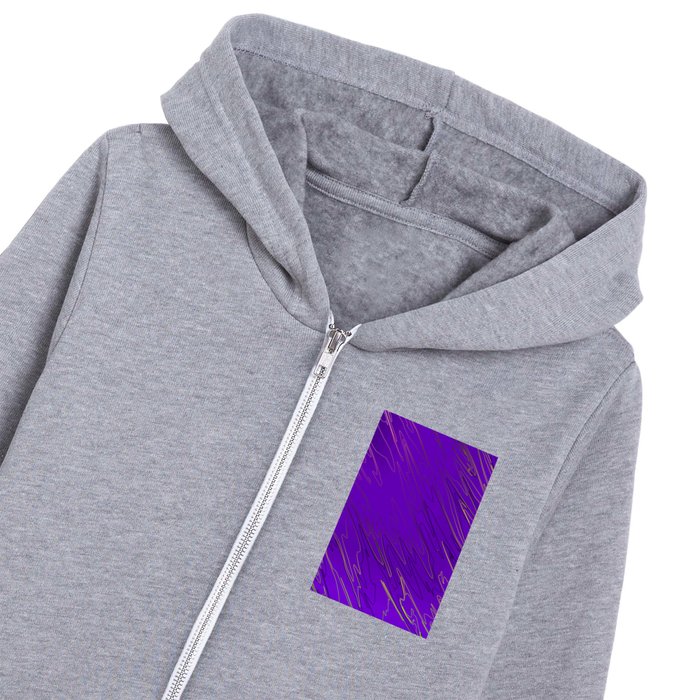 Marbled Purple  Kids Zip Hoodie