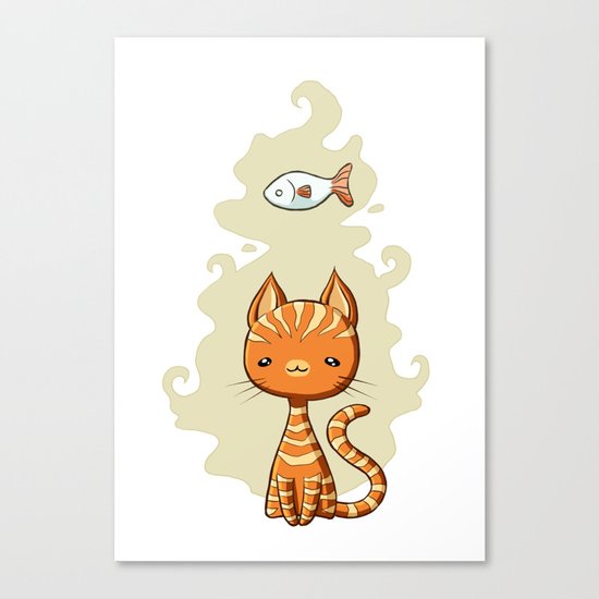 Ginger Cat Canvas Print