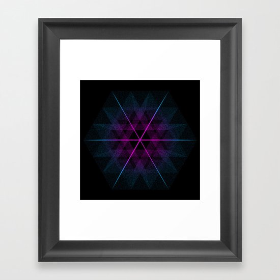 Geode Framed Art Print