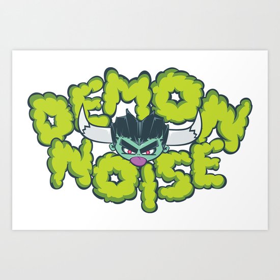 Demon Noise Art Print