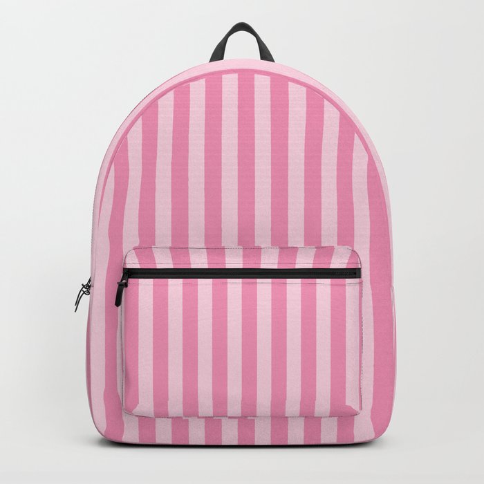 Striped Vertical 2 Pink Backpack