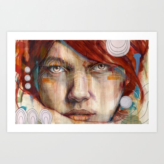 Auburn Art Print