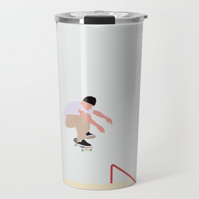Skateboarding Travel Mug By Swenswenson Society6