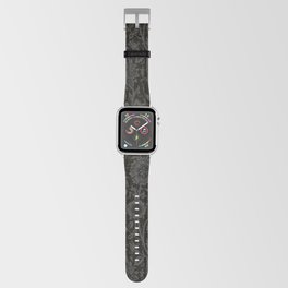 William Morris Floral Pattern | “Pink and Rose” in Black and Grey | Vintage Flower Pattern Apple Watch Band