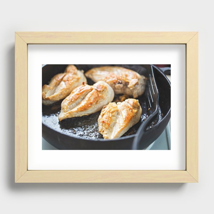 Chicken breasts Recessed Framed Print