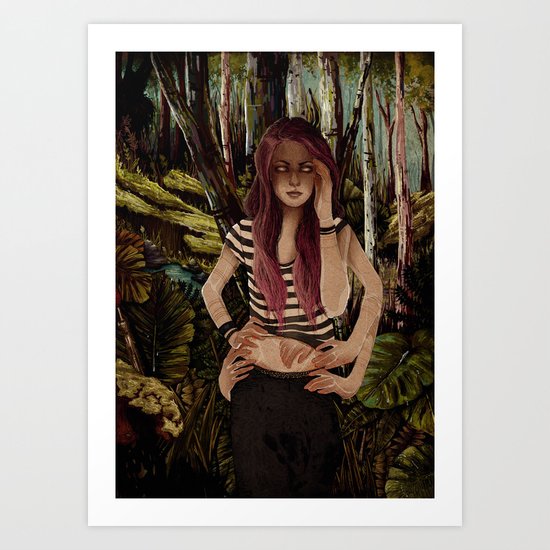 Some place safe Art Print