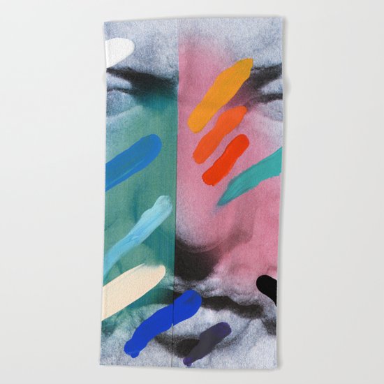 Composition on Panel 6 Beach Towel