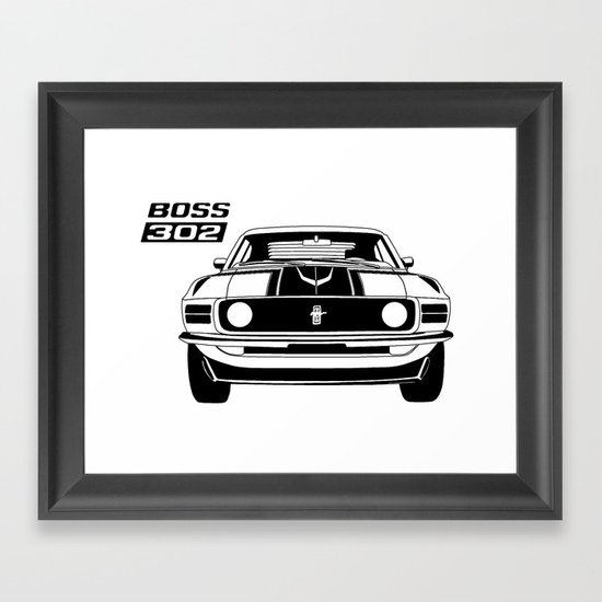 Boss 302 Framed Art Print