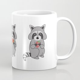 Raccoons with Fruit Coffee Mug