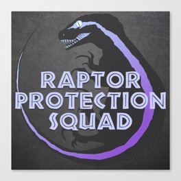 RPS (Raptor Protection Squad) - BLUE Canvas Print
