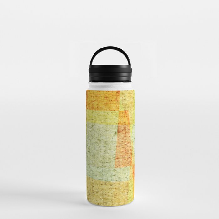 Old grunge background with delicate abstract texture Water Bottle
