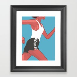 Runner Framed Art Print
