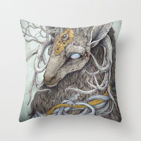 In Memory, as a print Throw Pillow